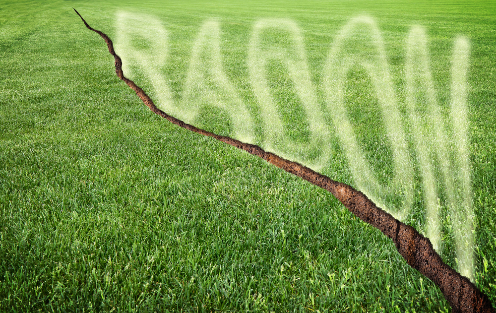 symptoms of radon poisoning with gas coming from the ground.