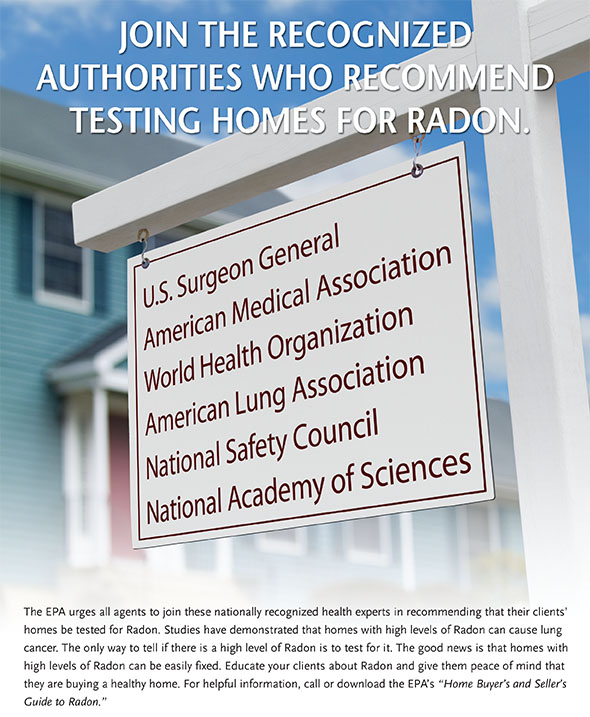 EPA Radon Realty Sign Ad