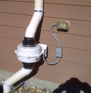 Radon System Fan in Colorado Springs