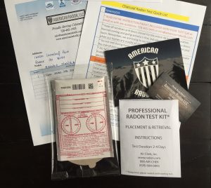 Charcoal Radon Test Kit