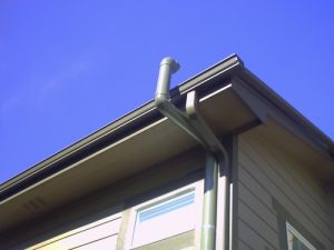 radon mitigation system roof exit